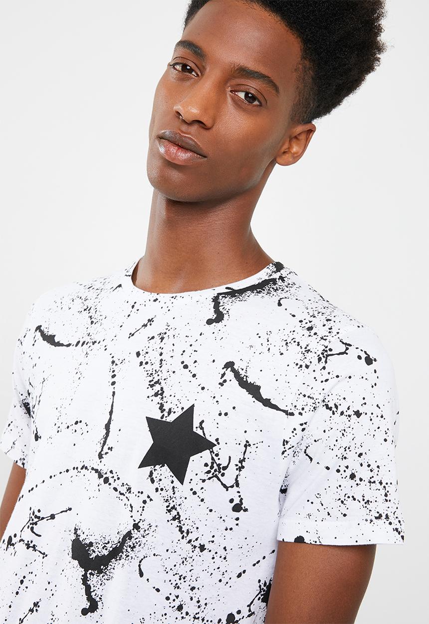 Brave Soul - Speck t-shirt - white