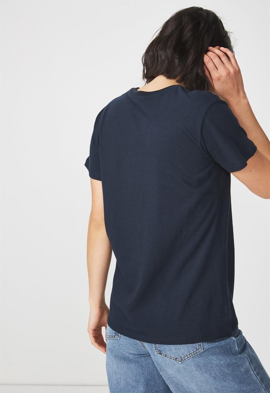 Cotton On - Tbar fox graphic tee - navy 