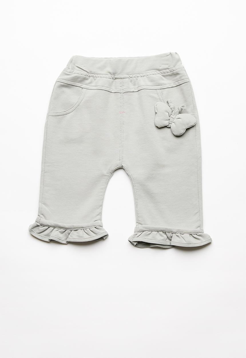 Pop Candy - Detailed butterfly leggings - grey
