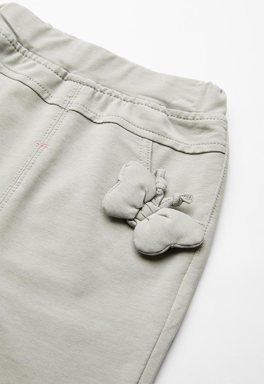 Pop Candy - Detailed butterfly leggings - grey