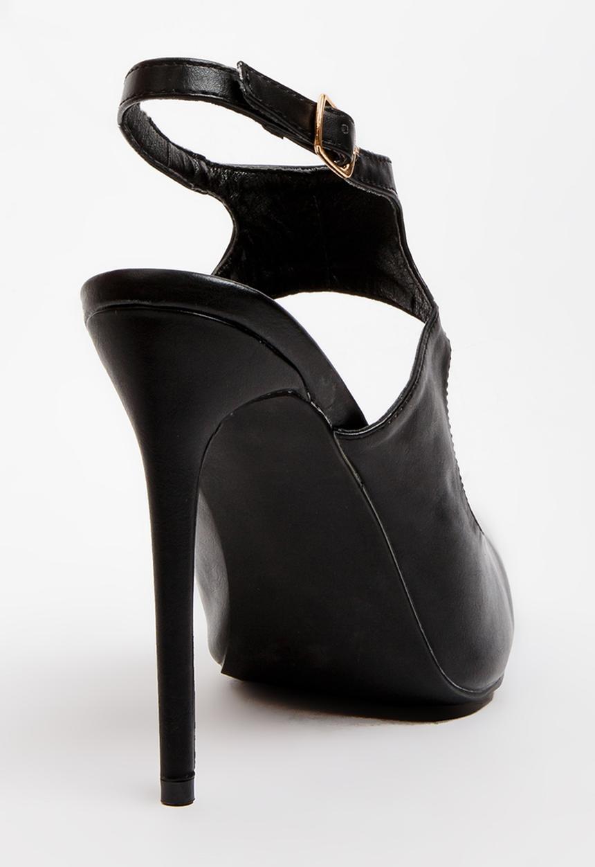 STYLE REPUBLIC - Arch cut-out pointy heels - black
