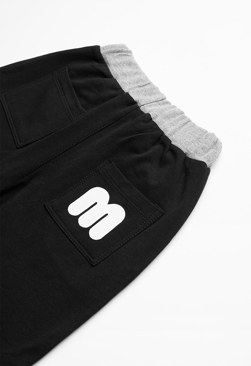 Pop Candy - Elasticated shorts - black