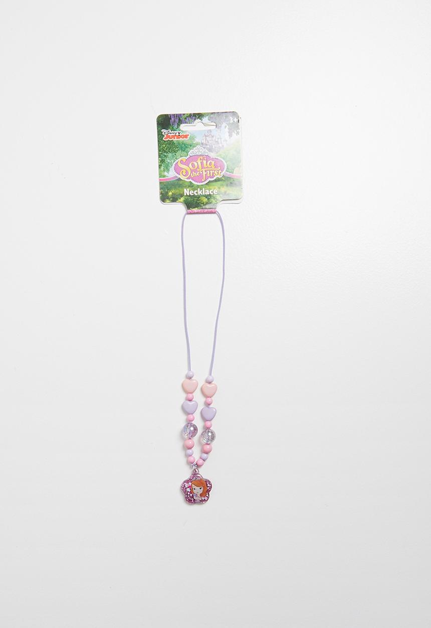 Character Fashion - Sofia the first necklace - pink & purple 
