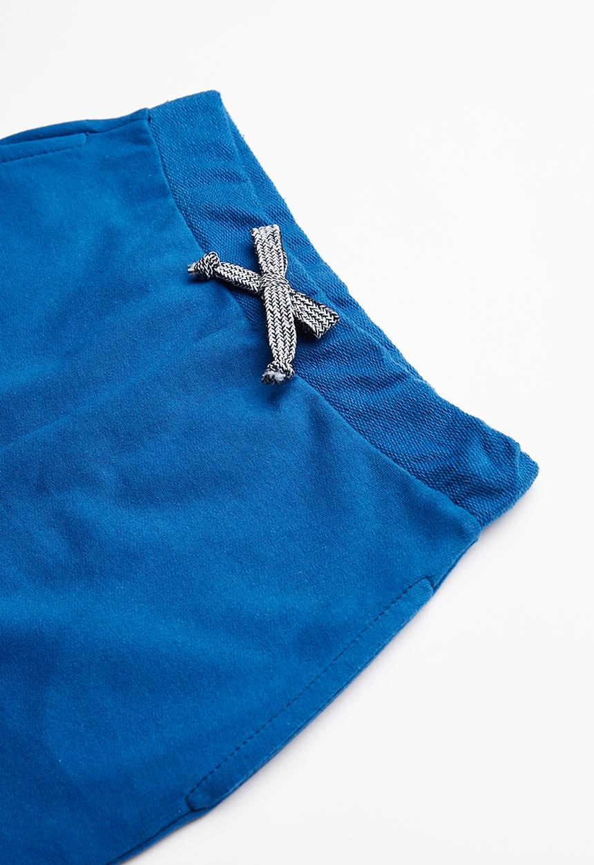 Superbalist - Contrast jogger shorts - blue