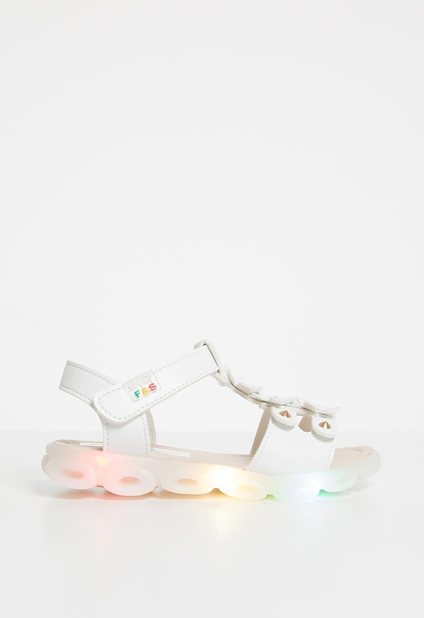 Pop Candy - Flower design sandal - white