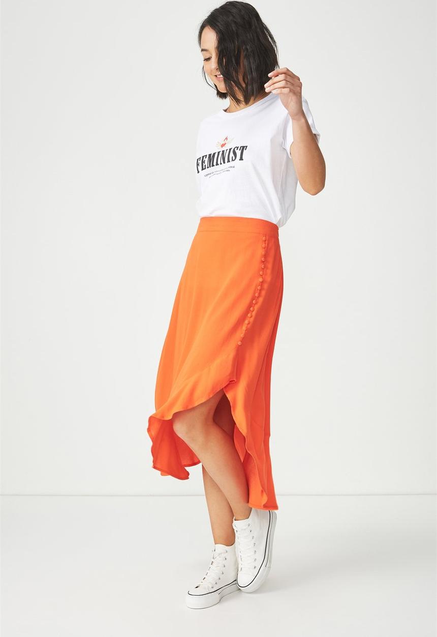 Cotton On - Tbar fox graphic tee - white