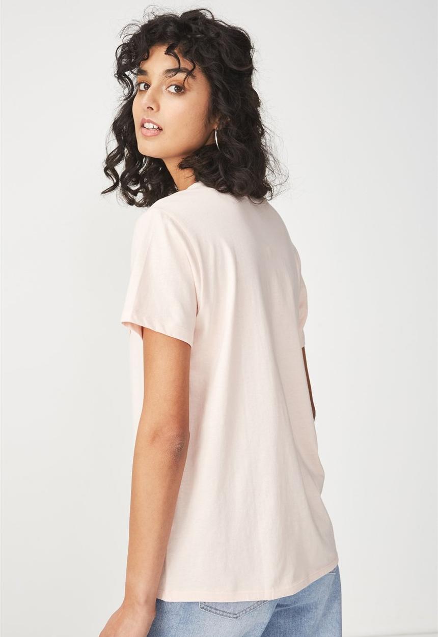 Cotton On - Tbar fox graphic tee -  pink