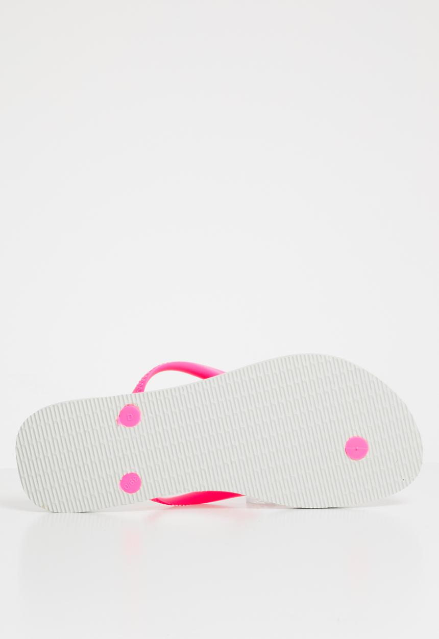 Havaianas - Slim pets flip-flops - black and white