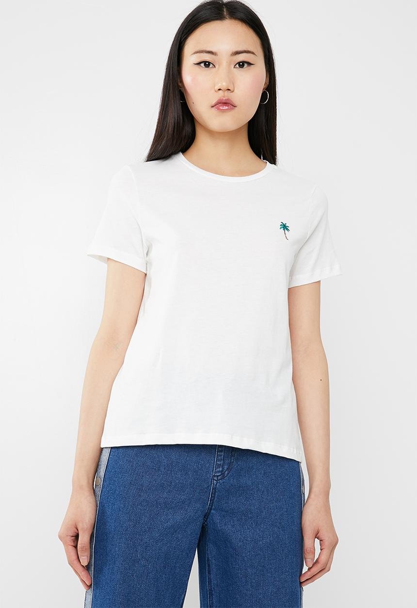 Vero Moda - Patch t-shirt - white