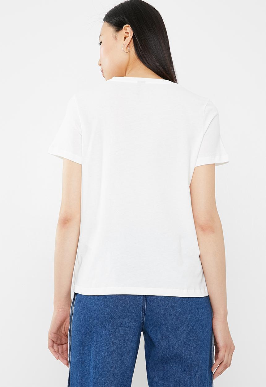 Vero Moda - Patch t-shirt - white