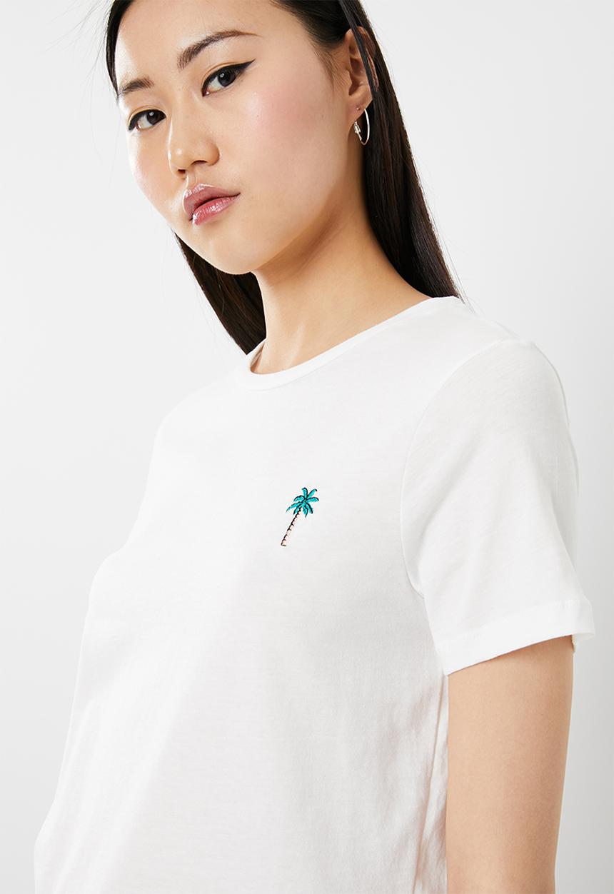 Vero Moda - Patch t-shirt - white