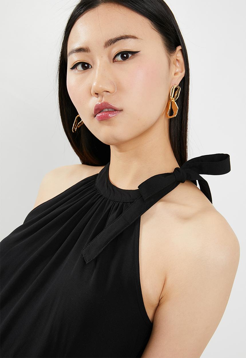 ONLY - Julie sleeveless woven top - black