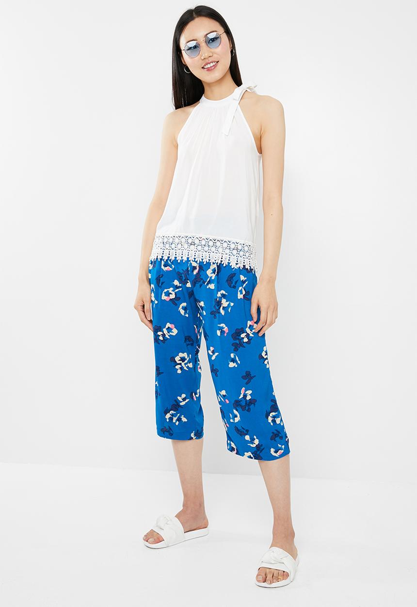 ONLY - Julie sleeveless woven top - white