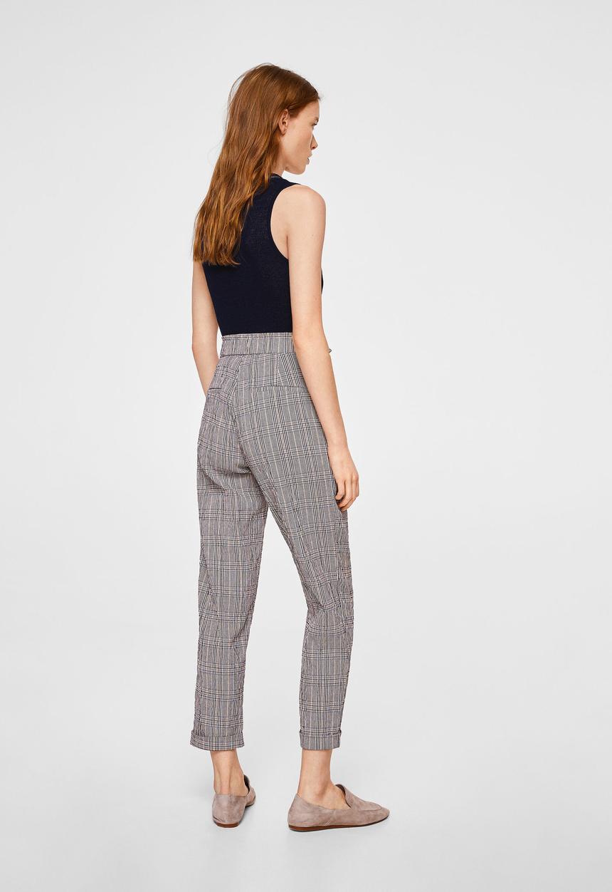 MANGO - Fine knit top - navy