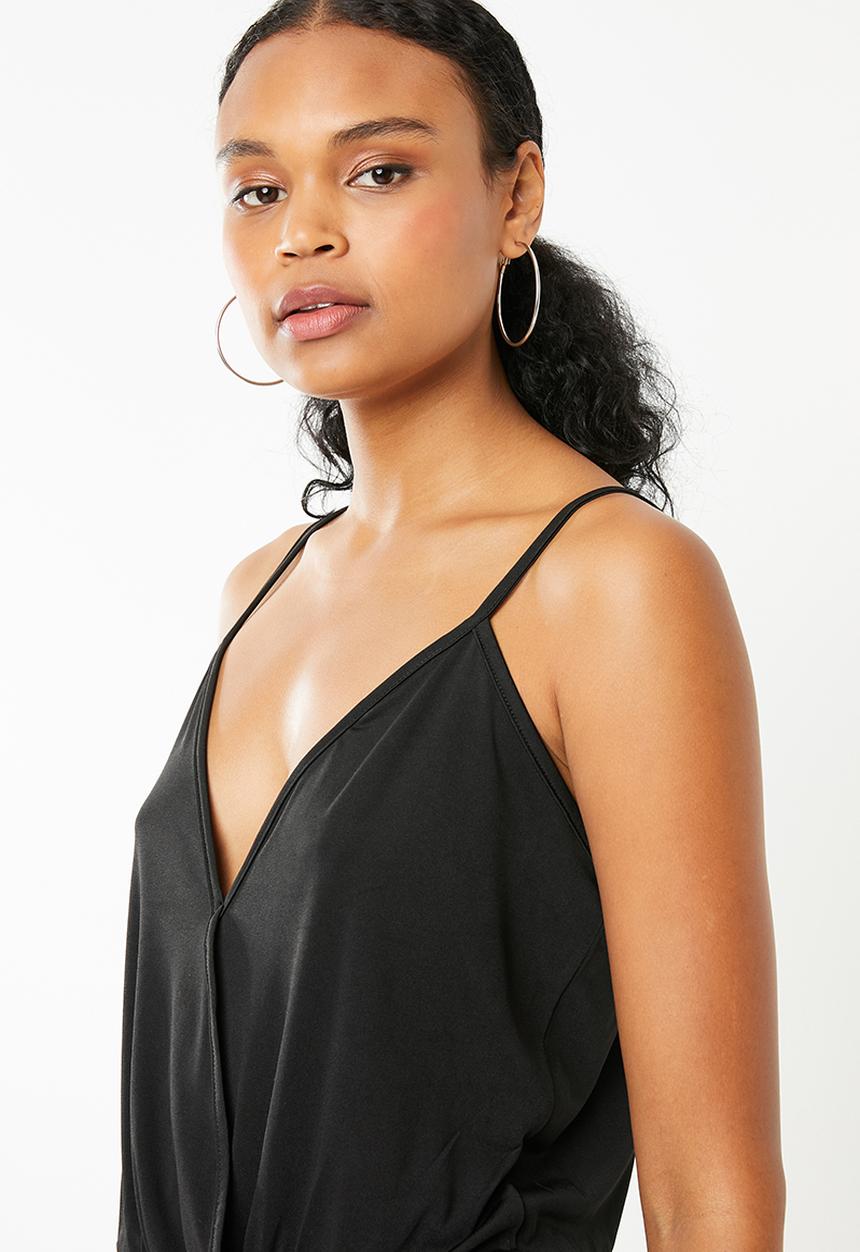STYLE REPUBLIC - Wrap bodysuit - black