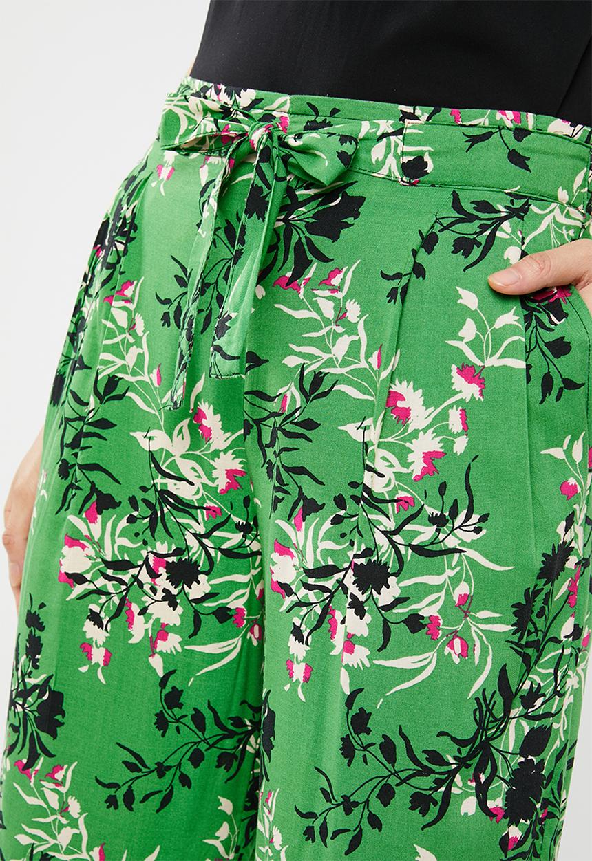 Jacqueline de Yong - King belted culottes - green