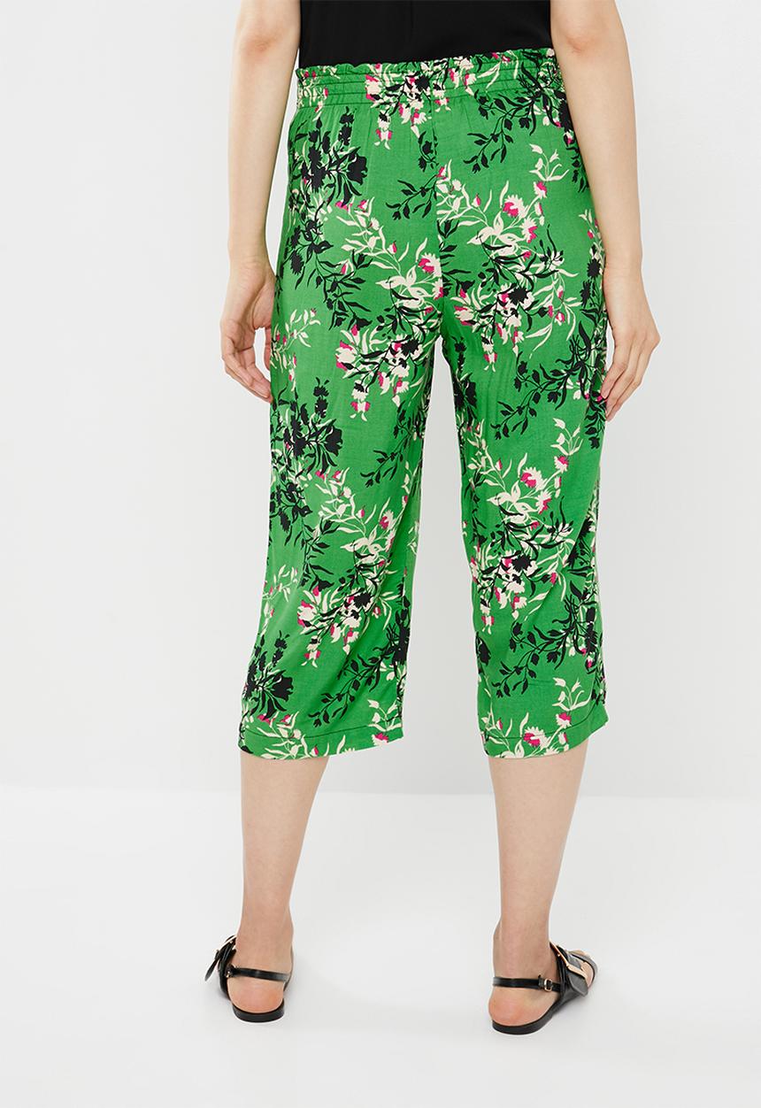 Jacqueline de Yong - King belted culottes - green