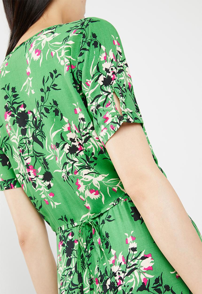 Jacqueline de Yong - King wrap dress - green