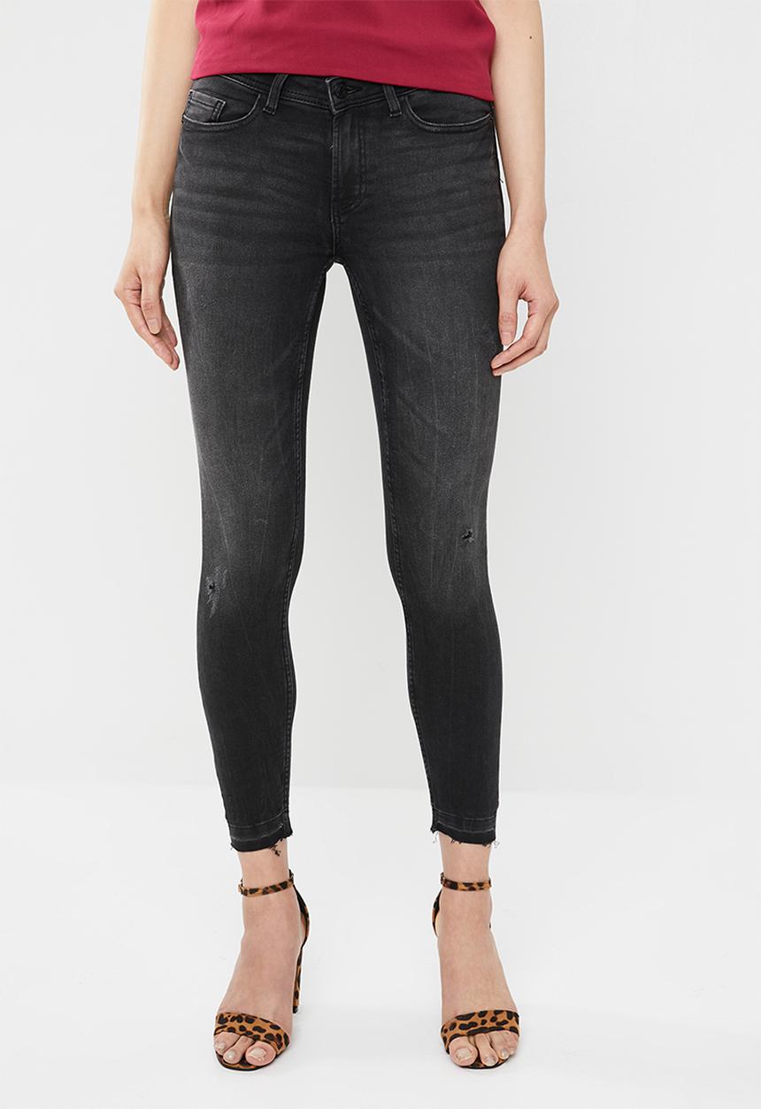 Jacqueline de Yong - Skinny regular jake ankle jeans - grey
