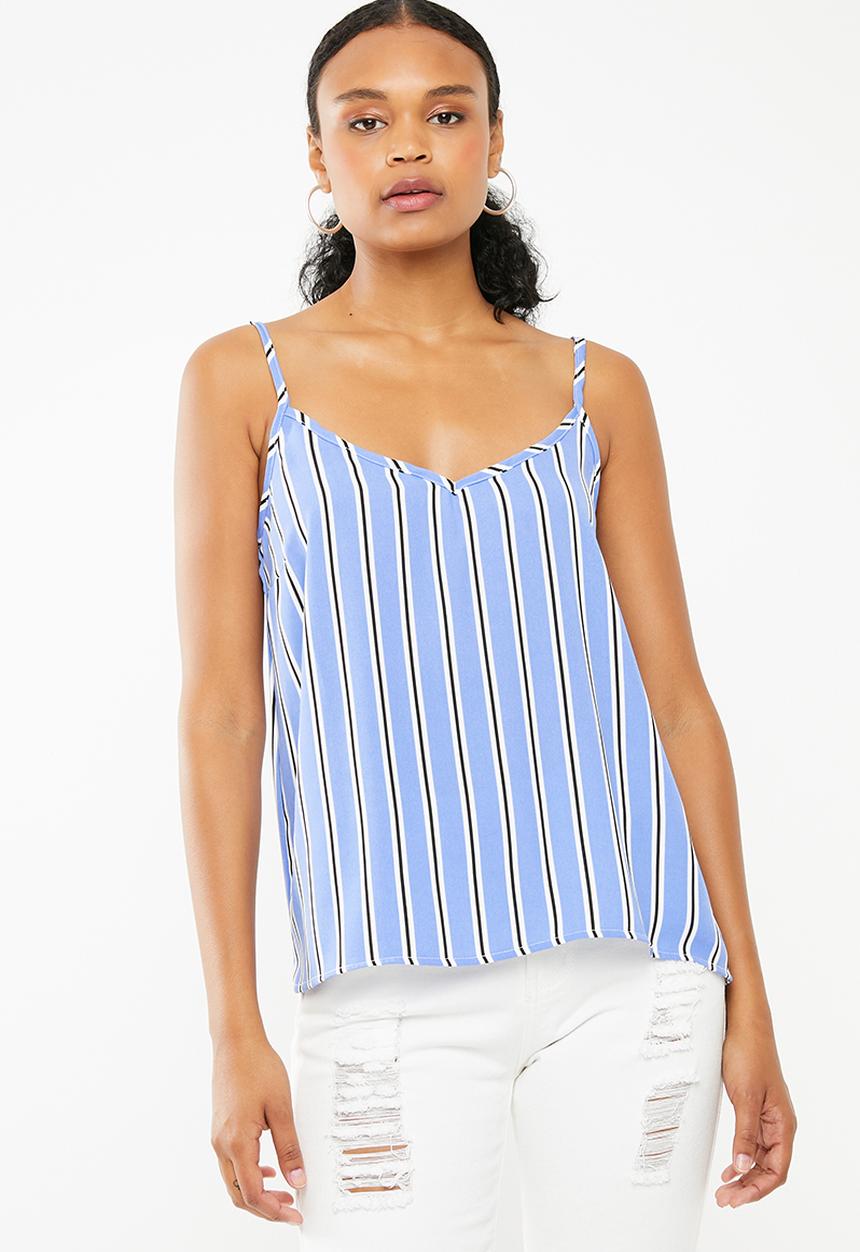 STYLE REPUBLIC - Strap detail cami - blue