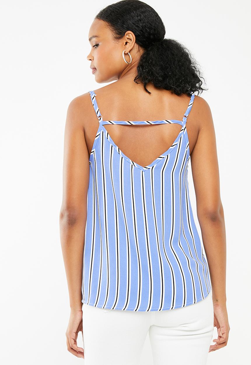 STYLE REPUBLIC - Strap detail cami - blue