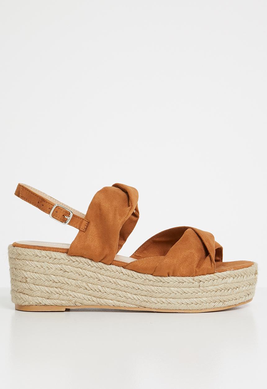 Superbalist - Lilly espadrille heel - tan