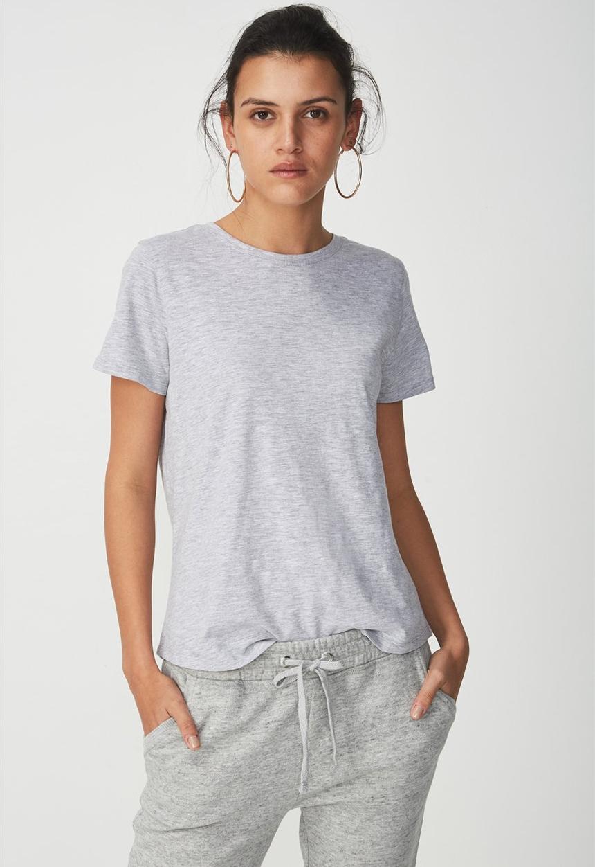 Cotton On - The crew T-Shirt - grey 