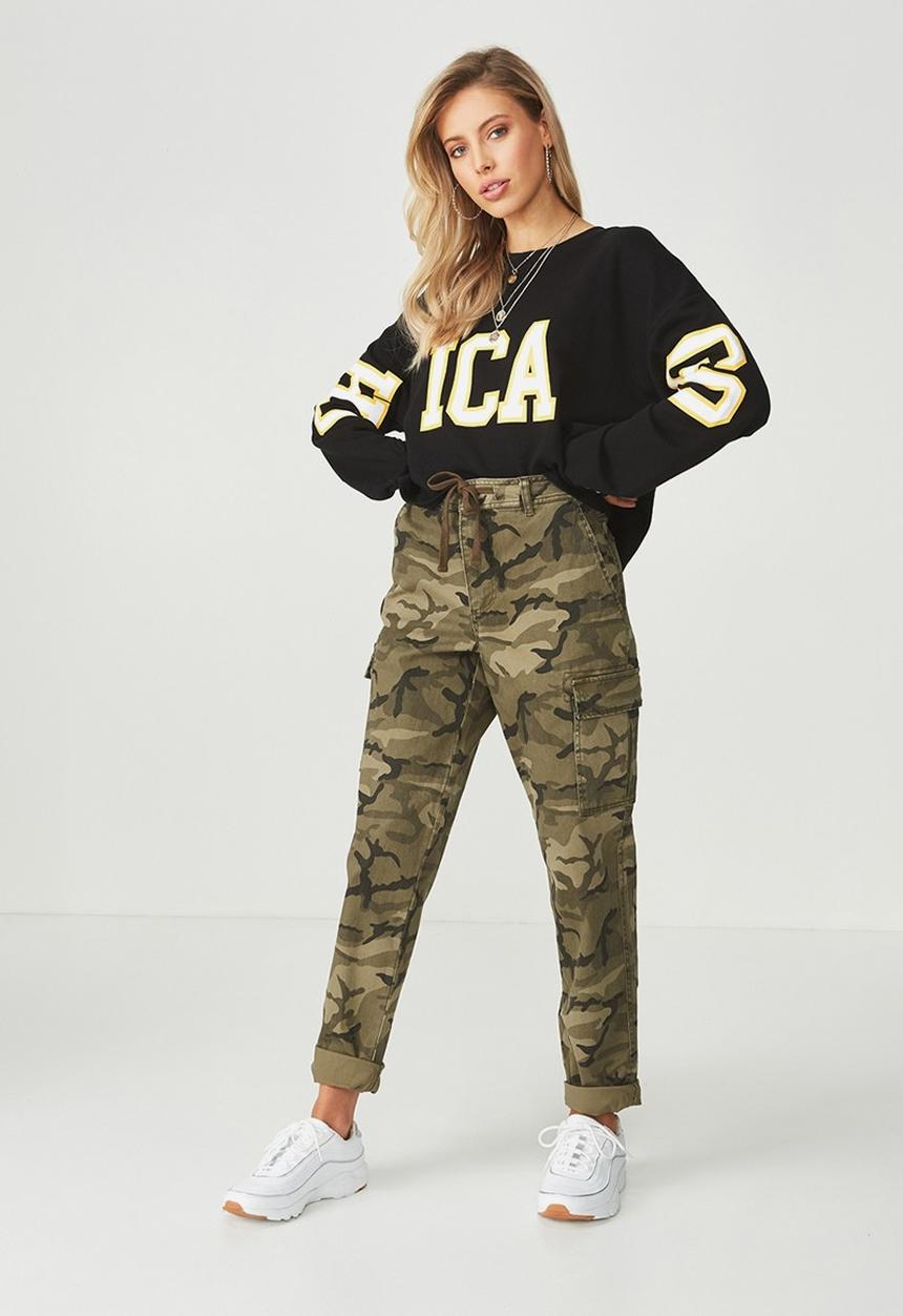 Supré  - Slouch sweat - black 