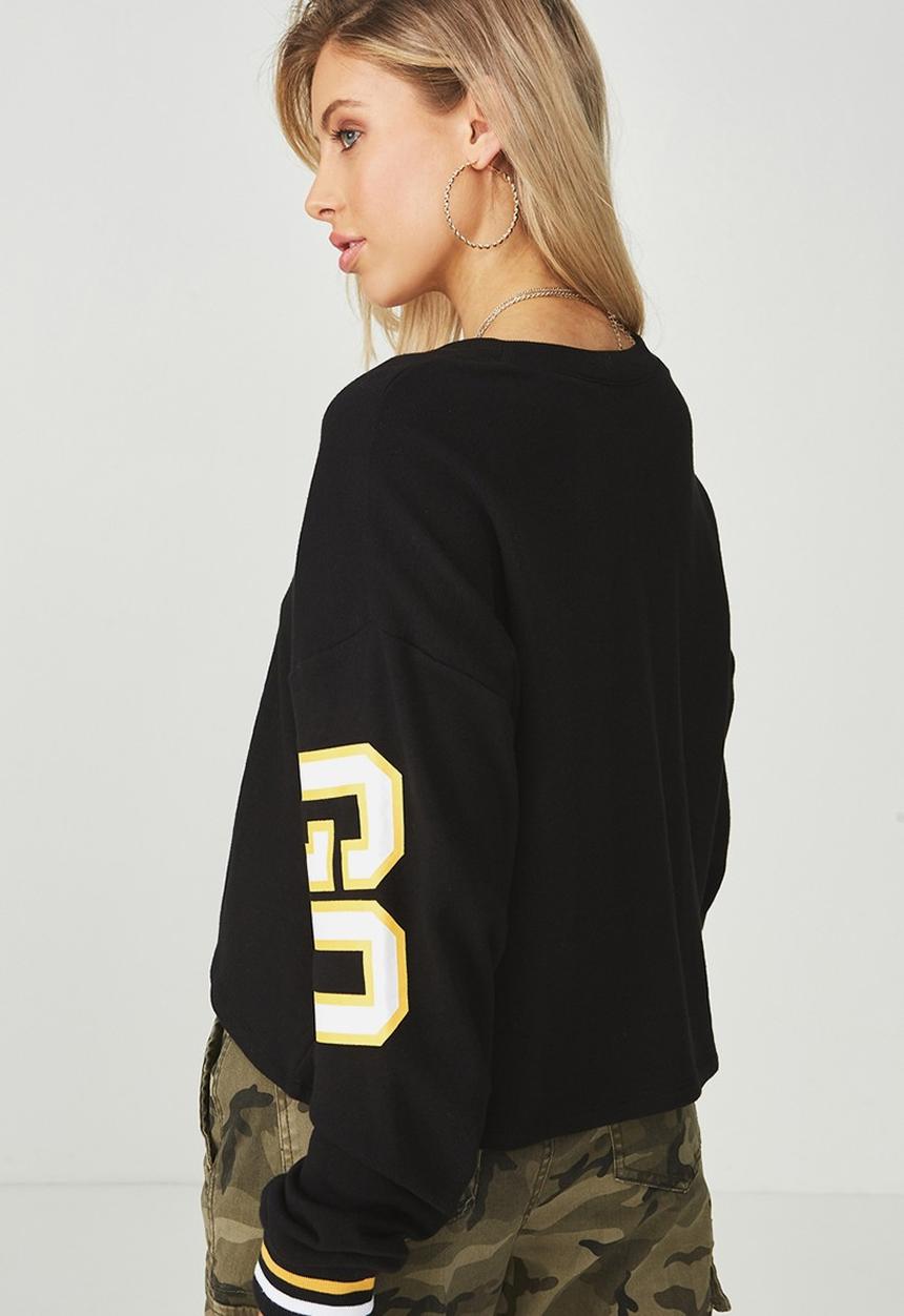 Supré  - Slouch sweat - black 