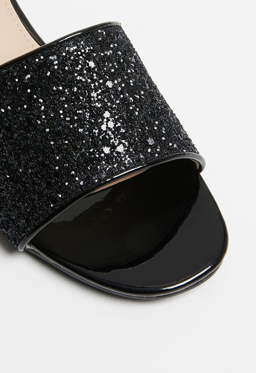 Superbalist - Ana glitter mule - black