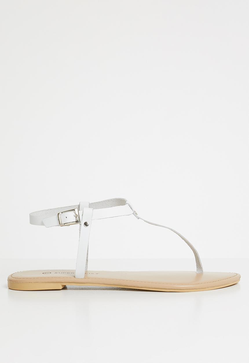 Superbalist - T-bar sandal - white