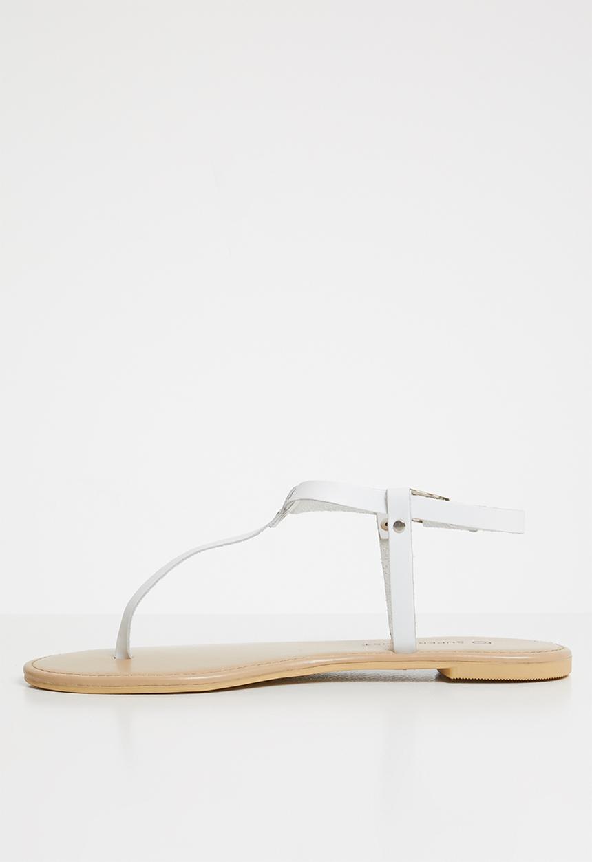 Superbalist - T-bar sandal - white