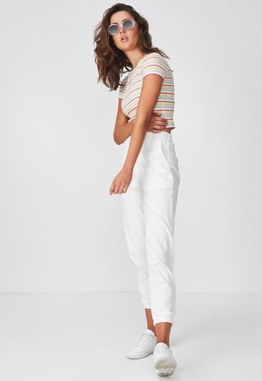 Supré  - Zoey midi length rib tee - multi