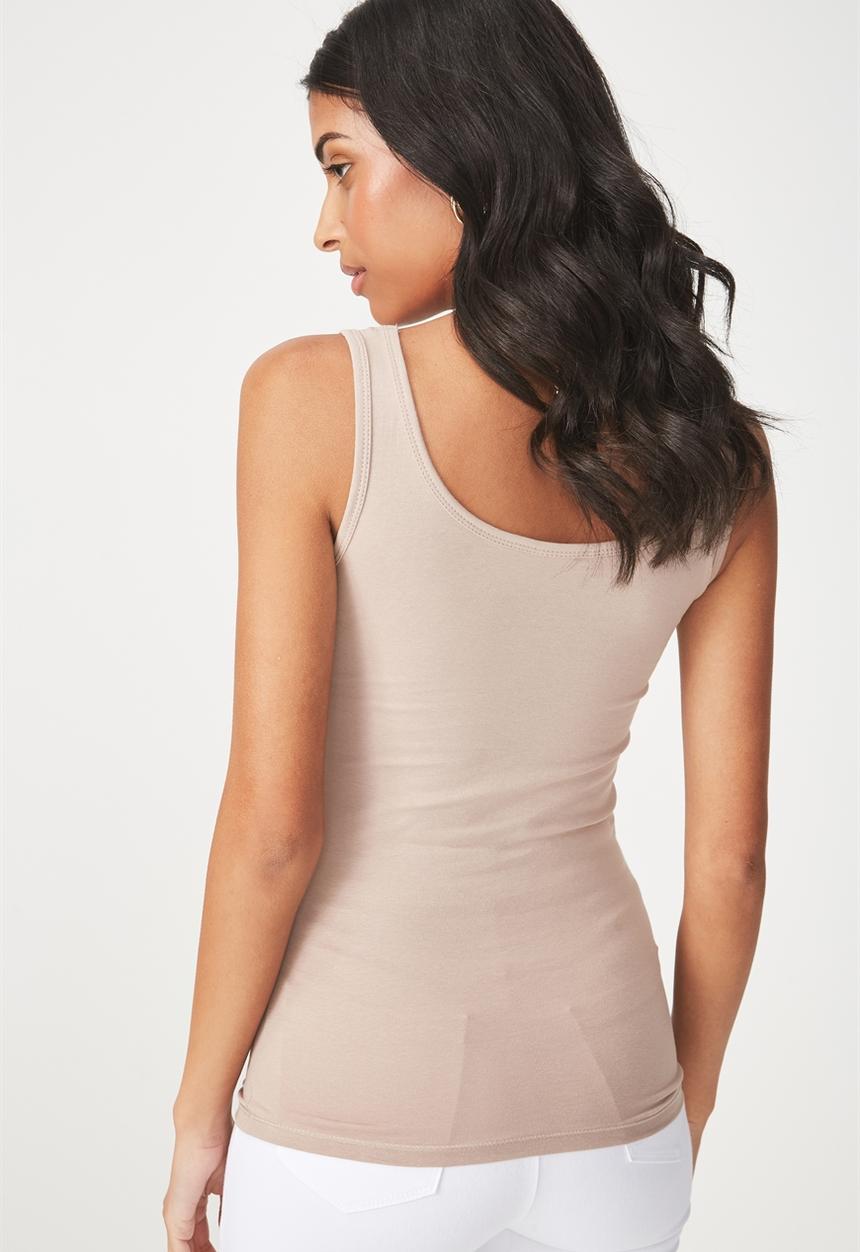 Supré  - Thick strap tank - beige 