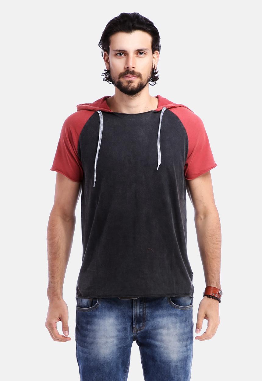 St Goliath - Laurence Hooded Raglan Tee 