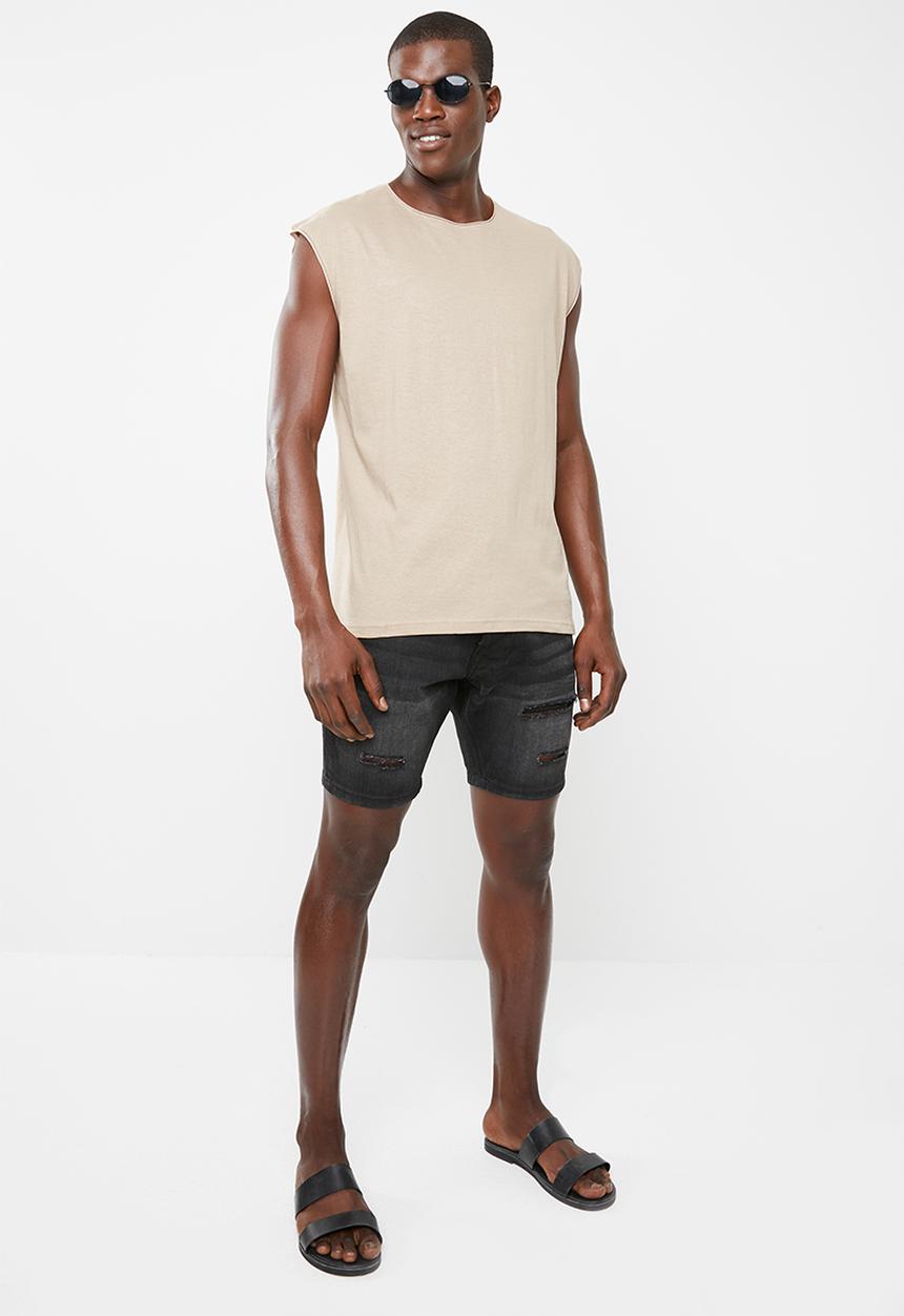 Brave Soul - Varley vest - stone