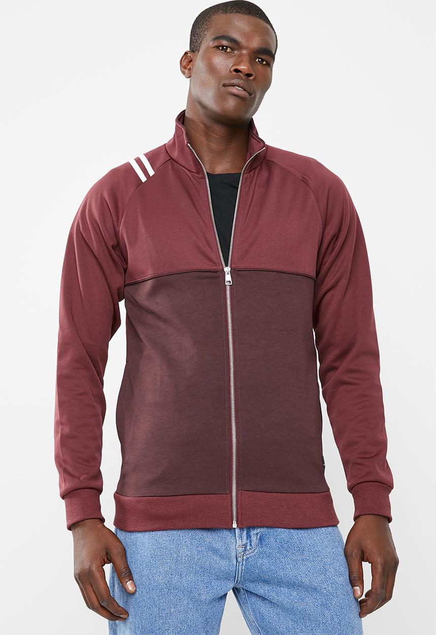 Only & Sons - Teo track jacket - burgundy