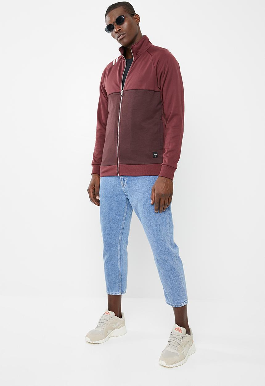 Only & Sons - Teo track jacket - burgundy