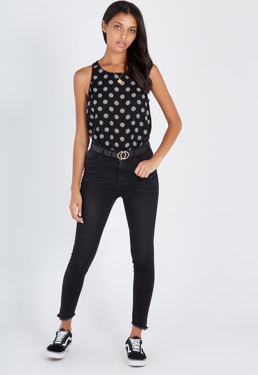 Supré  - Billie sleeveless top - black