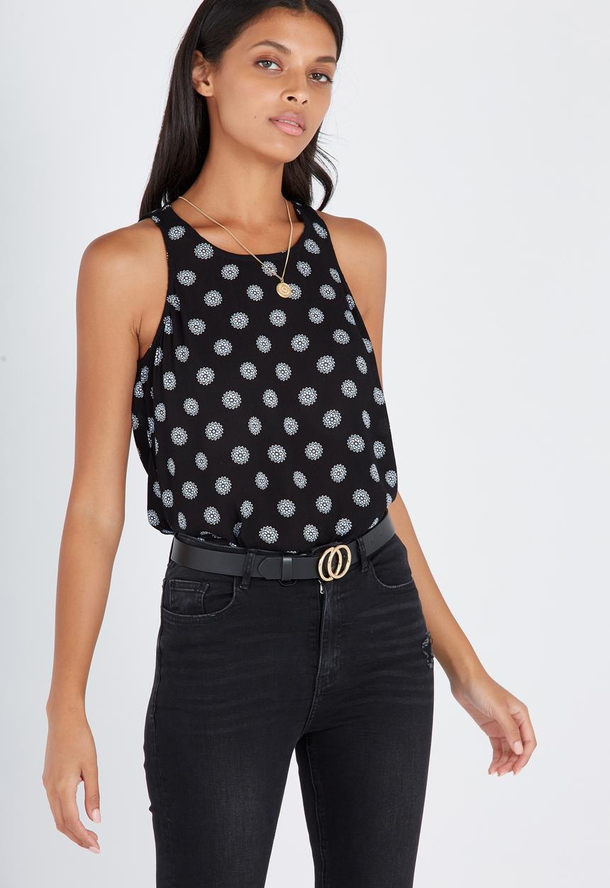 Supré  - Billie sleeveless top - black
