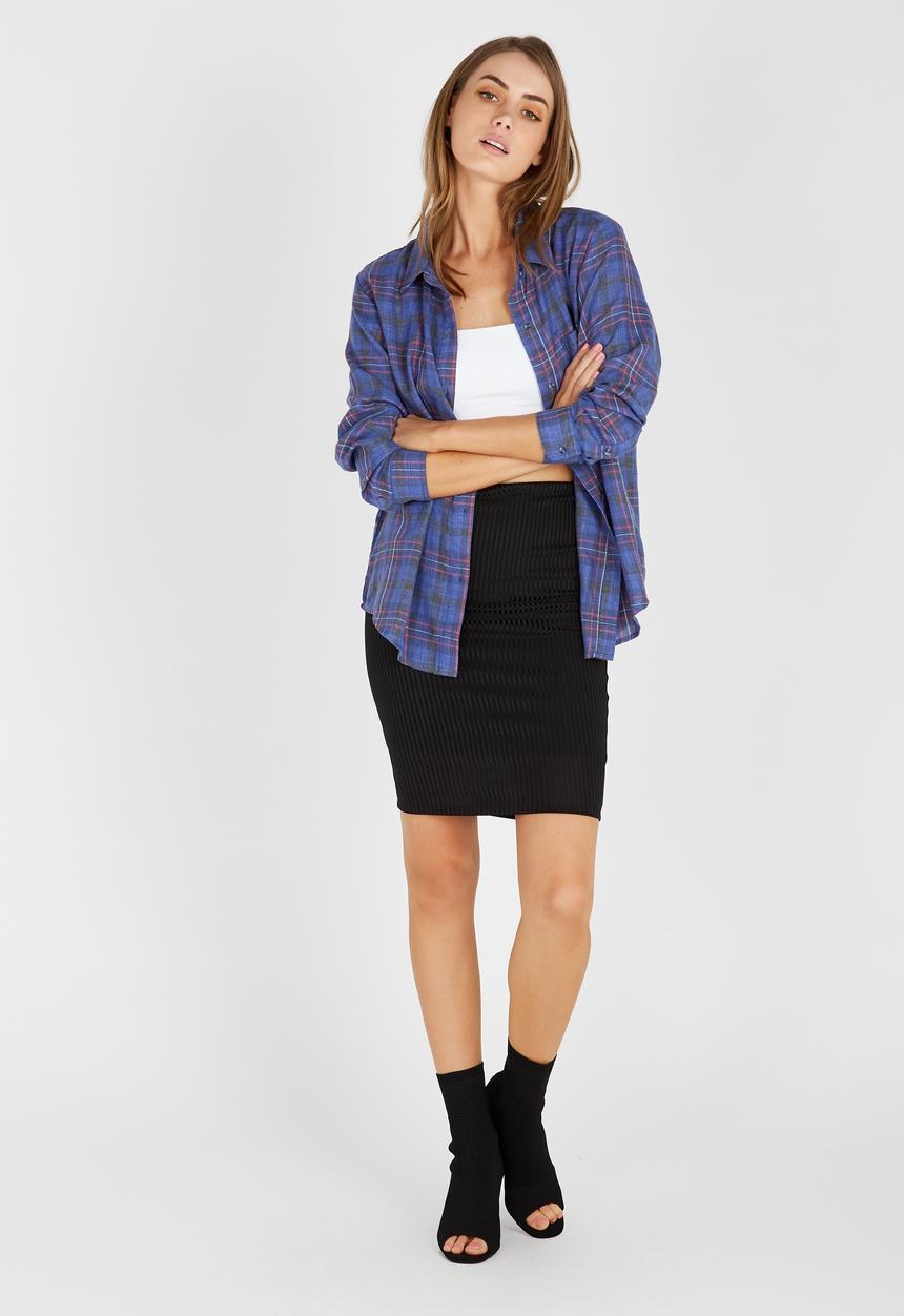 Supré  - Check shirt - bright blue