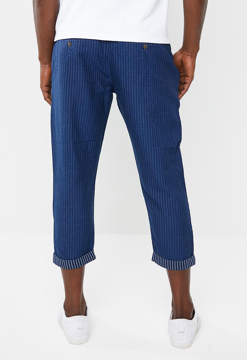 Only & Sons - Beam stripe pants - blue 