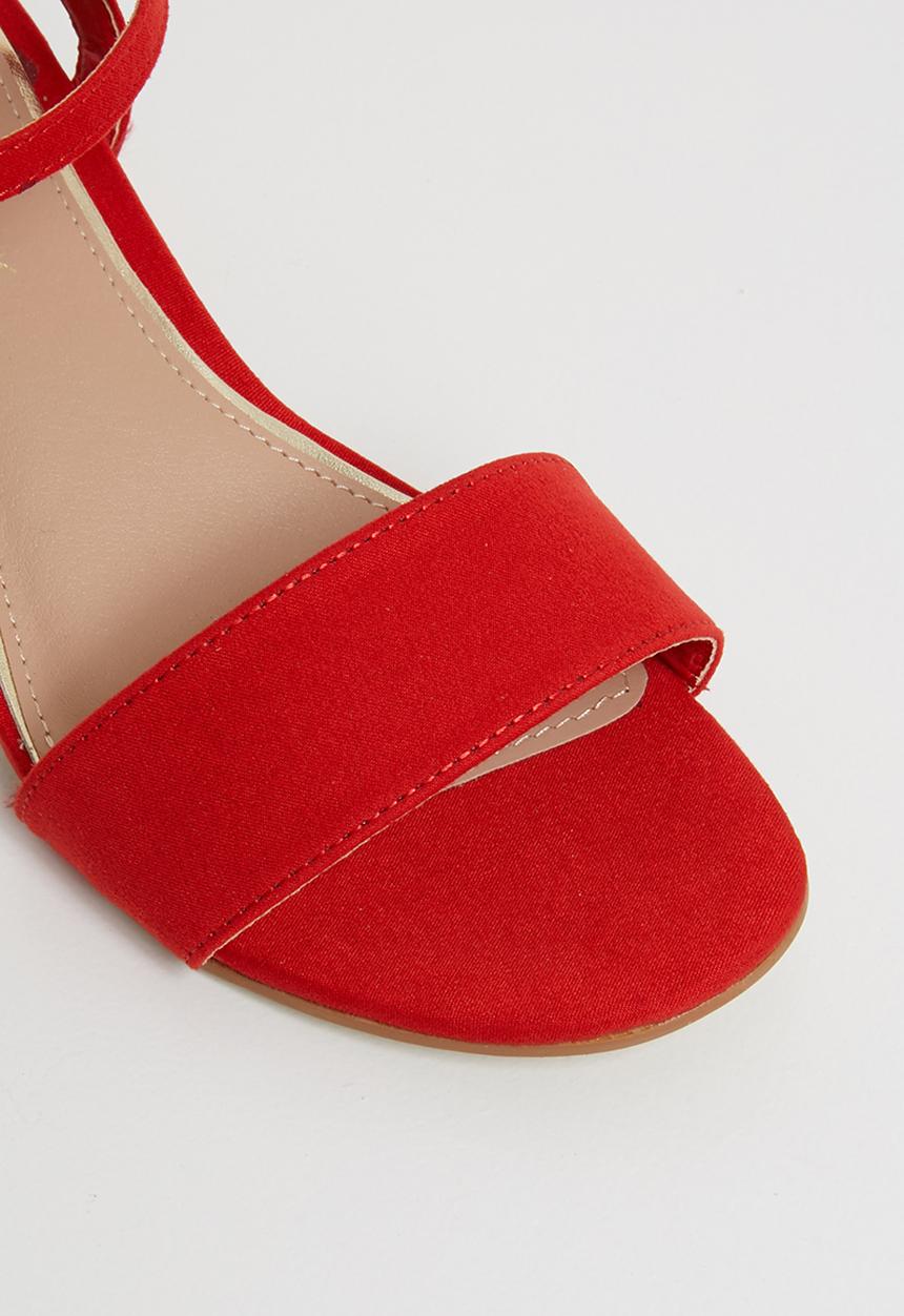 New Look - Wide fit steel - red