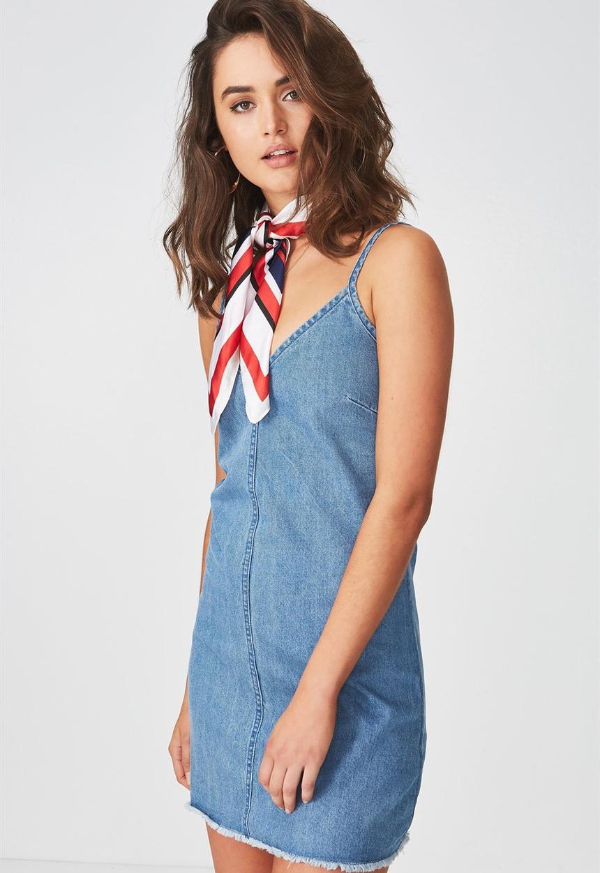 Supré  - The falls denim dress -  blue