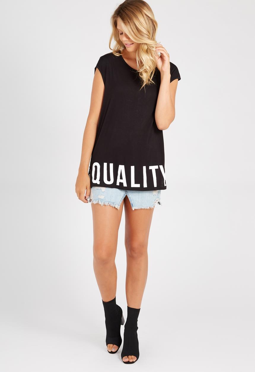 Supré  - 80s tee - black