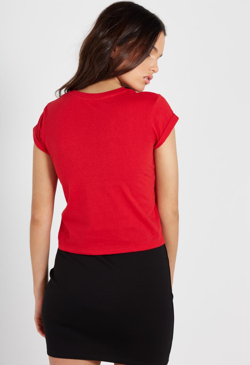 Supré  - Baby tee - red
