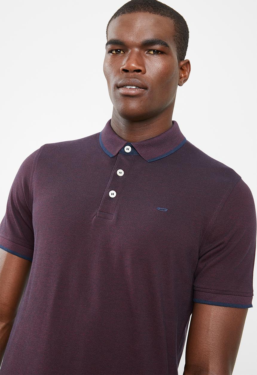 Jack & Jones - Paulo polo - maroon