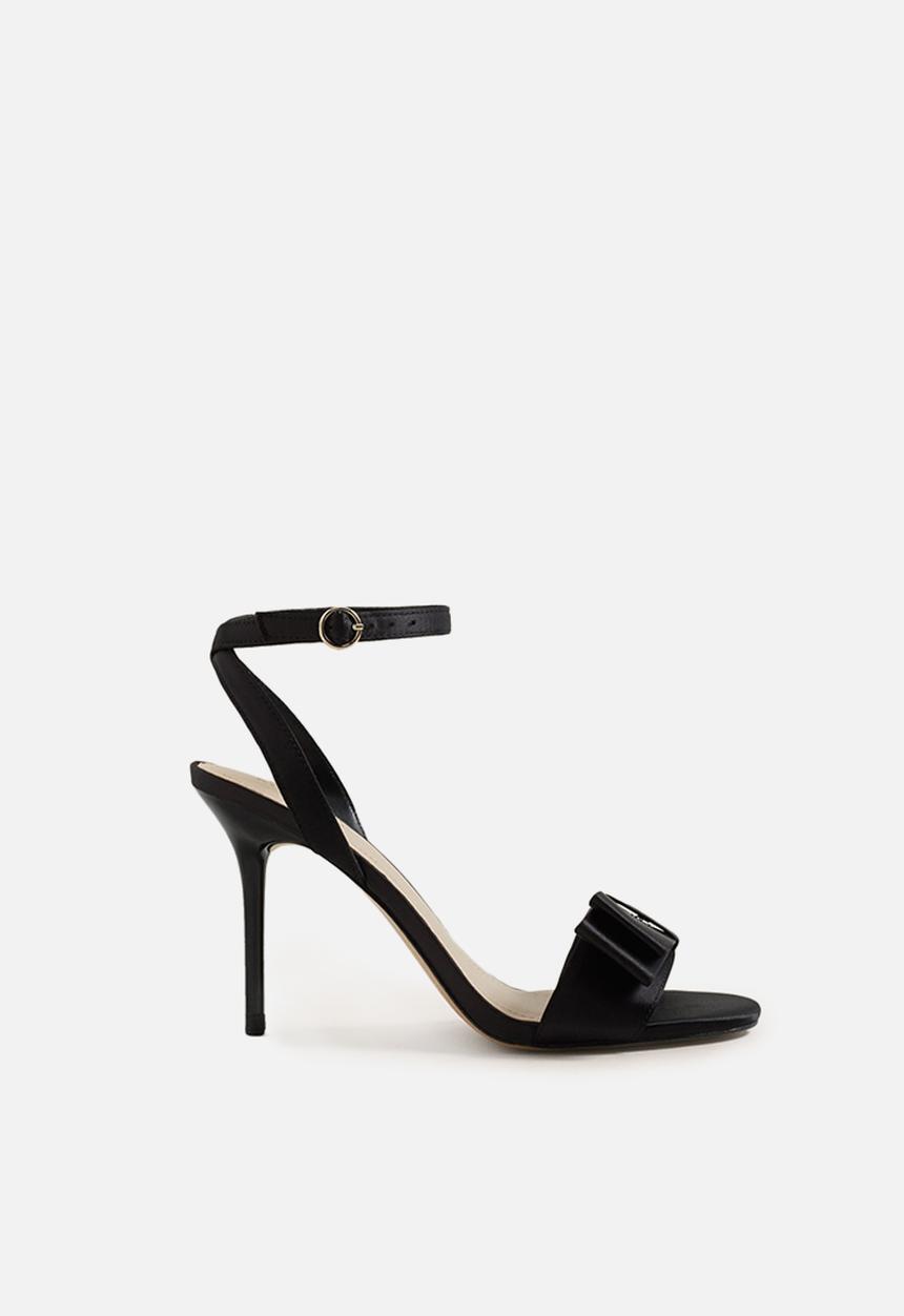MANGO - Bow detail heels - black 