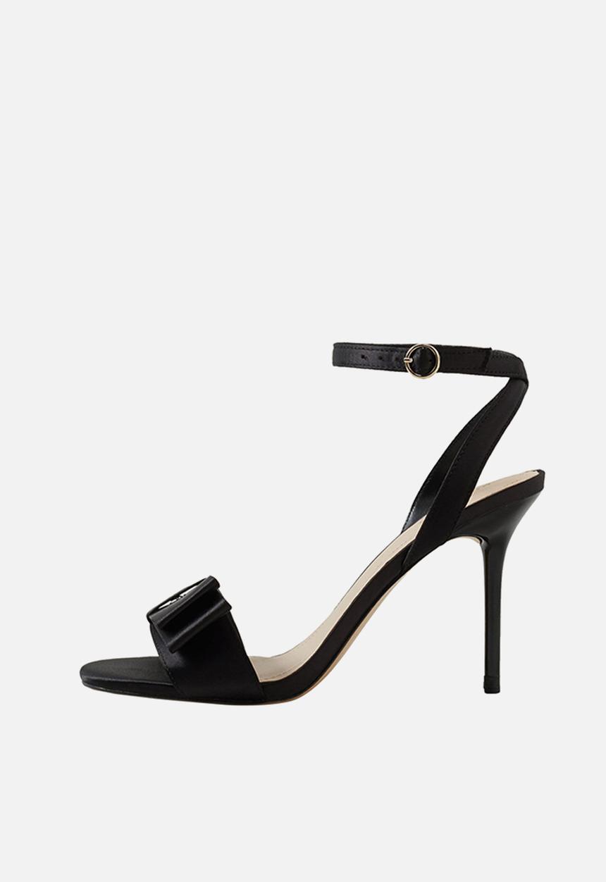 MANGO - Bow detail heels - black 