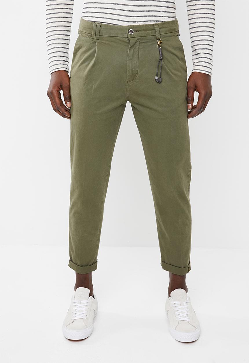 Jack & Jones - Ace milton tapered fit chino - green